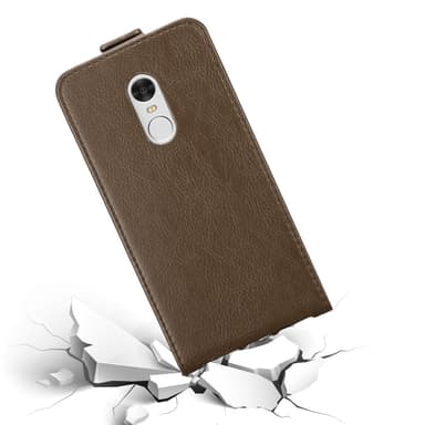 Xiaomi RedMi NOTE 4 Flipfodral Skal (Brun)