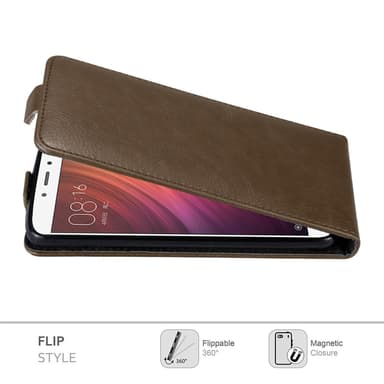Xiaomi RedMi NOTE 4 Flipfodral Skal (Brun)