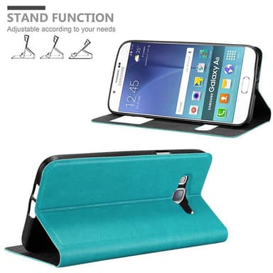 Samsung Galaxy A8 2015 Plånboksfodral Skal (Turkos)