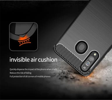 Samsung Galaxy A20s Skal Fodral Case (Svart)