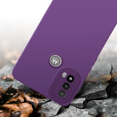 Motorola MOTO E20 Skal Fodral Case (Lila)