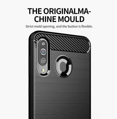 Samsung Galaxy A20s Skal Fodral Case (Svart)