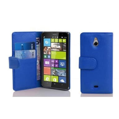 Skal Nokia Lumia 1320 Plånboksfodral (Blå)