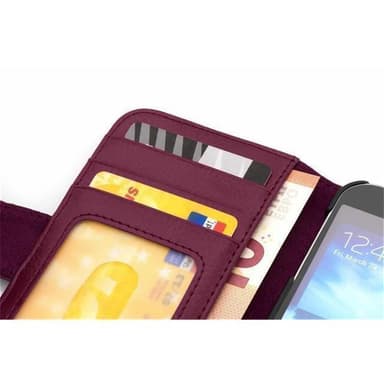 Samsung Galaxy NOTE 4 Plånboksfodral Skal (Lila)