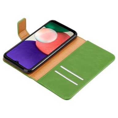 Samsung Galaxy A22 5G Plånboksfodral Skal (Grön)
