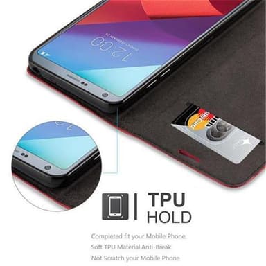 LG G6 Skal Fodral Case (Röd)