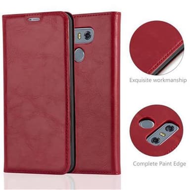 LG G6 Skal Fodral Case (Röd)