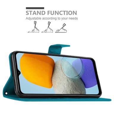 Samsung Galaxy M23 5G Plånboksfodral Skal (Blå)