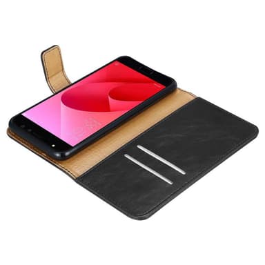 Asus ZenFone 4 Selfie PRO Plånboksfodral Skal (Svart)