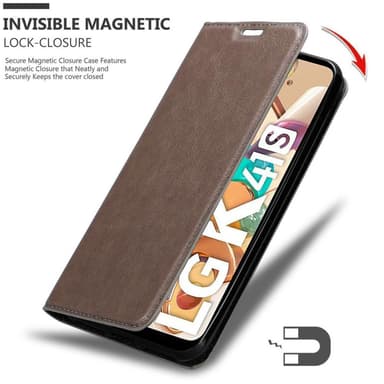 LG KQ51 Skal Fodral Case (Brun)