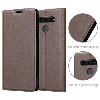 LG KQ51 Skal Fodral Case (Brun)