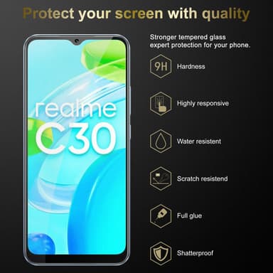 Realme C30 / Narzo 50i PRIME Skyddsglas Skyddsfilm
