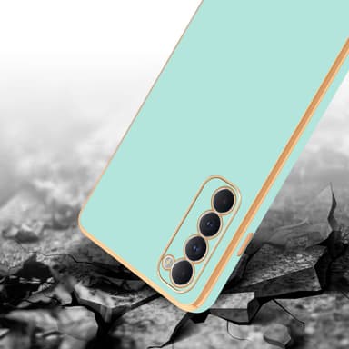 Oppo Reno4 PRO Skal Fodral Case (Grön)