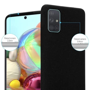 Skal Samsung Galaxy A71 4G Fodral Case (Svart)