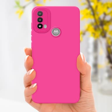 Motorola MOTO E20 Skal Fodral Case (Rosa)