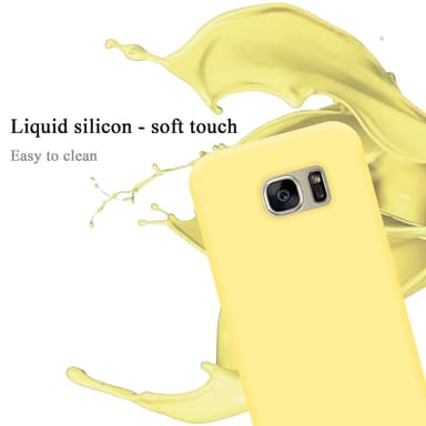 Samsung Galaxy S7 Skal Fodral Case (Gul)