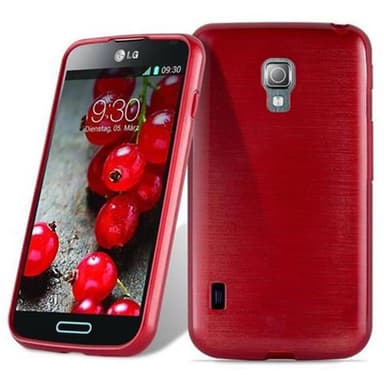 LG L7 II (2. SIM) Skal Fodral Case (Röd)
