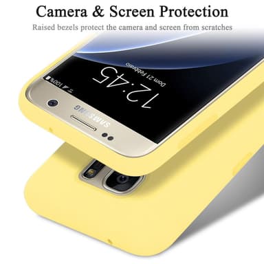 Samsung Galaxy S7 Skal Fodral Case (Gul)