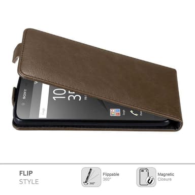 Sony Xperia Z5 Flipfodral Skal (Brun)
