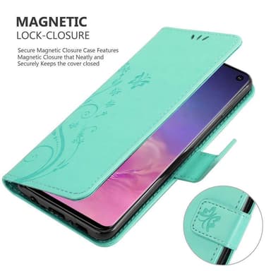 Samsung Galaxy S10 5G Plånboksfodral Skal (Turkos)