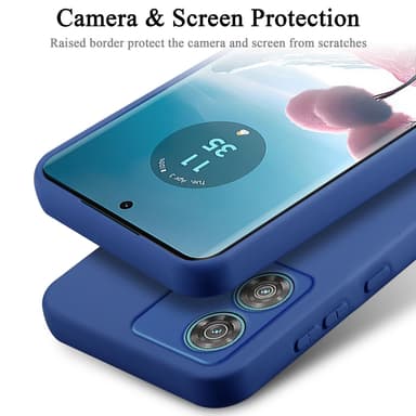 Motorola Edge 40 Neo Skal Fodral Case (Blå)