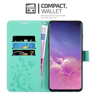 Samsung Galaxy S10 5G Plånboksfodral Skal (Turkos)