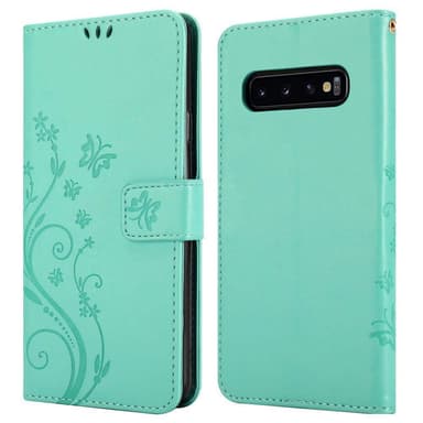 Samsung Galaxy S10 5G Plånboksfodral Skal (Turkos)