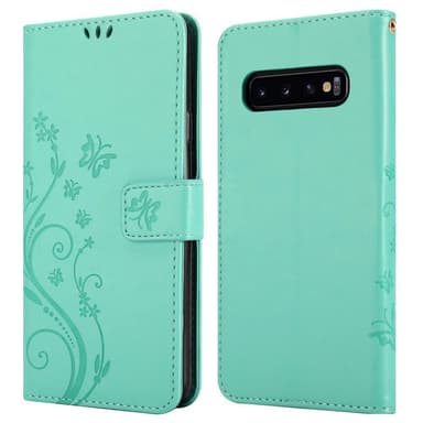 Samsung Galaxy S10 5G Plånboksfodral Skal (Turkos)