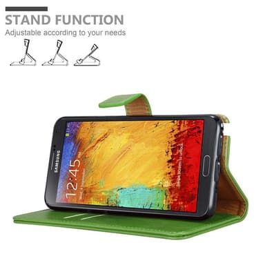 Samsung Galaxy NOTE 3 NEO Plånboksfodral Skal (Grön)