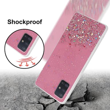 Samsung Galaxy A51 5G Skal Fodral Case (Rose)