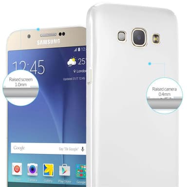 Samsung Galaxy A8 2015 Skal Fodral Case (Silver)