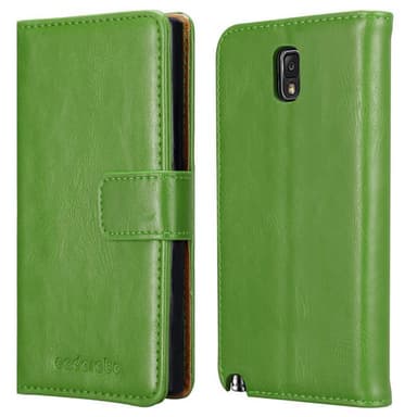 Samsung Galaxy NOTE 3 NEO Plånboksfodral Skal (Grön)