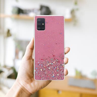Samsung Galaxy A51 5G Skal Fodral Case (Rose)