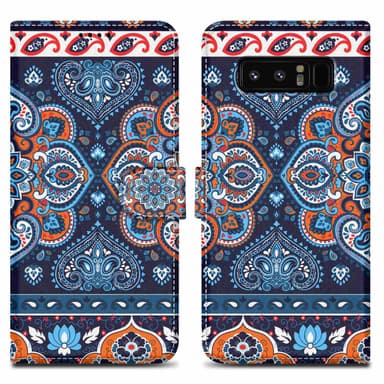 Samsung Galaxy NOTE 8 Plånboksfodral Skal (Blå)