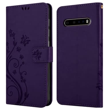 LG V60 ThinQ Plånboksfodral Skal (Lila)