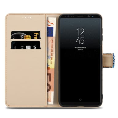 Samsung Galaxy NOTE 8 Plånboksfodral Skal (Blå)