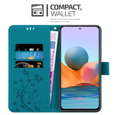 Xiaomi RedMi NOTE 10 PRO Plånboksfodral Skal (Blå)