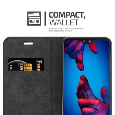Huawei P20 Skal Fodral Case (Svart)