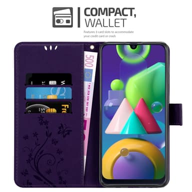 Samsung Galaxy M31 Plånboksfodral Skal (Lila)
