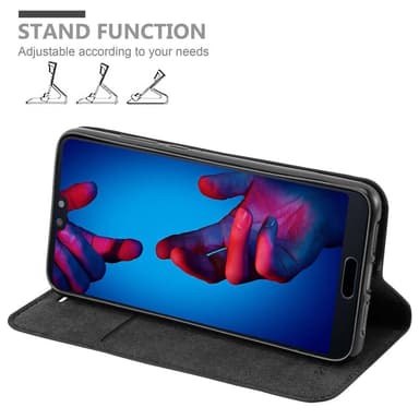 Huawei P20 Skal Fodral Case (Svart)