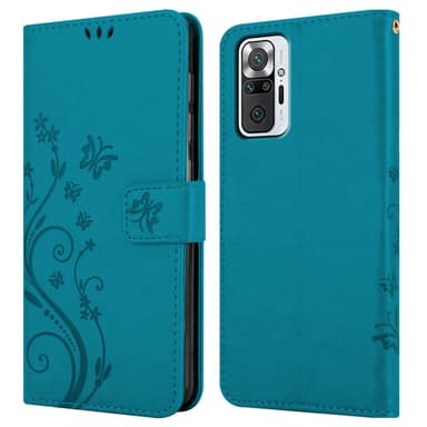 Xiaomi RedMi NOTE 10 PRO Plånboksfodral Skal (Blå)