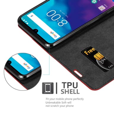 ZTE Blade V10 VITA Skal Fodral Case (Röd)