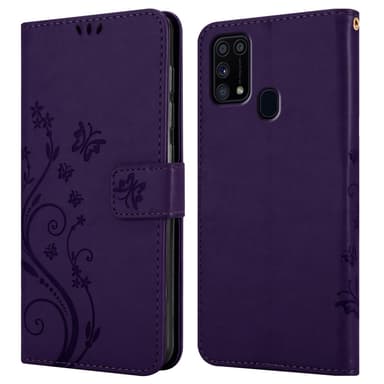 Samsung Galaxy M31 Plånboksfodral Skal (Lila)