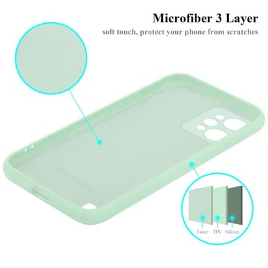 Realme C31 Skal Fodral Case (Grön)