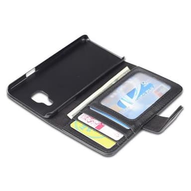 Samsung Galaxy A3 2016 Plånboksfodral Skal (Svart)