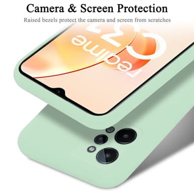 Realme C31 Skal Fodral Case (Grön)