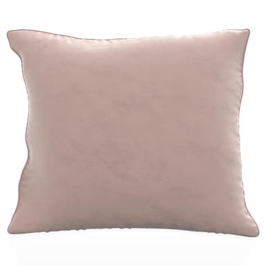 Kuddfodral 40x40 cm dekorativt i sammet (rosa)