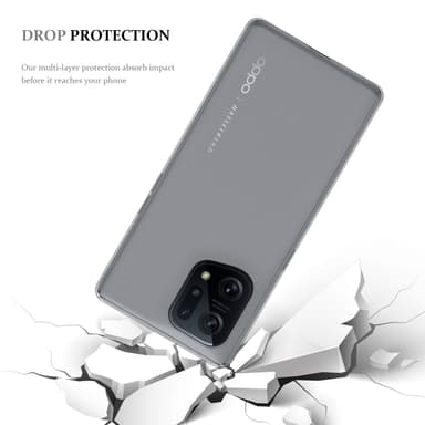 Oppo FIND X5 Skal Fodral Case (Transparent)
