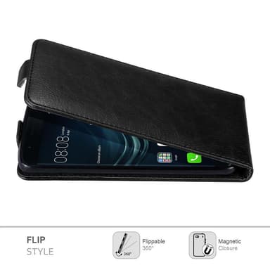 Huawei P9 Flipfodral Skal (Svart)