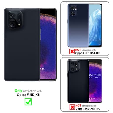 Oppo FIND X5 Plånboksfodral Skal (Turkos)